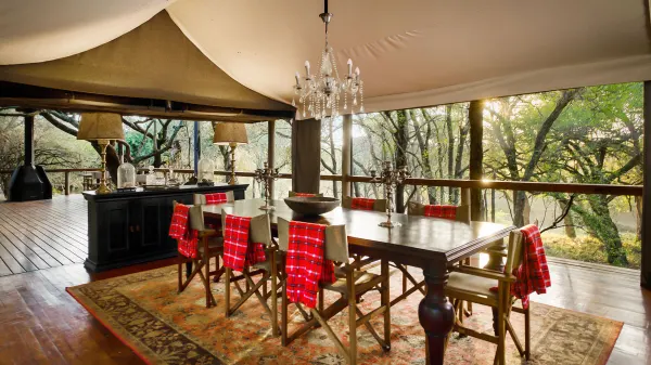 Rhino Sands Safari Camp_Dining area